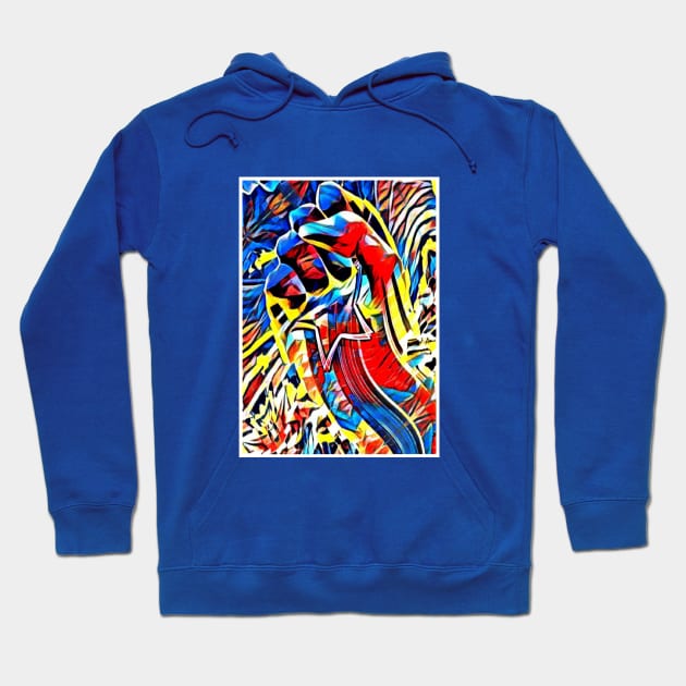 Falling star comic abstract Hoodie by SilverPixieArt